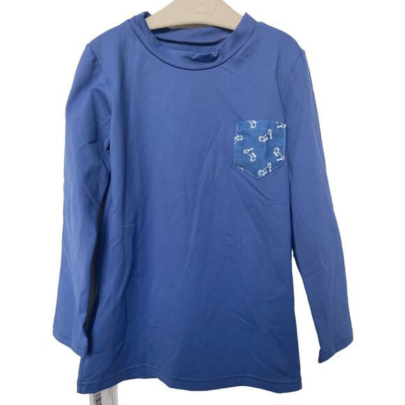 Childrenchic Blue Rashguard Vespa Long Sleeve Swim Top Sz 6 NWT - Picture 1 of 5